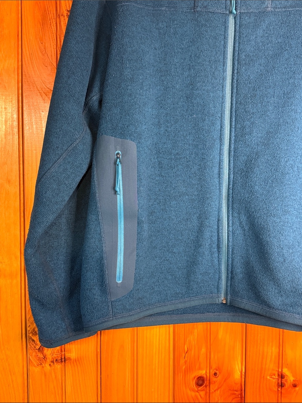 Arc'teryx Men's Blue Polartec Full Zip Fleece Jacket L/G - Picture 4 of 10